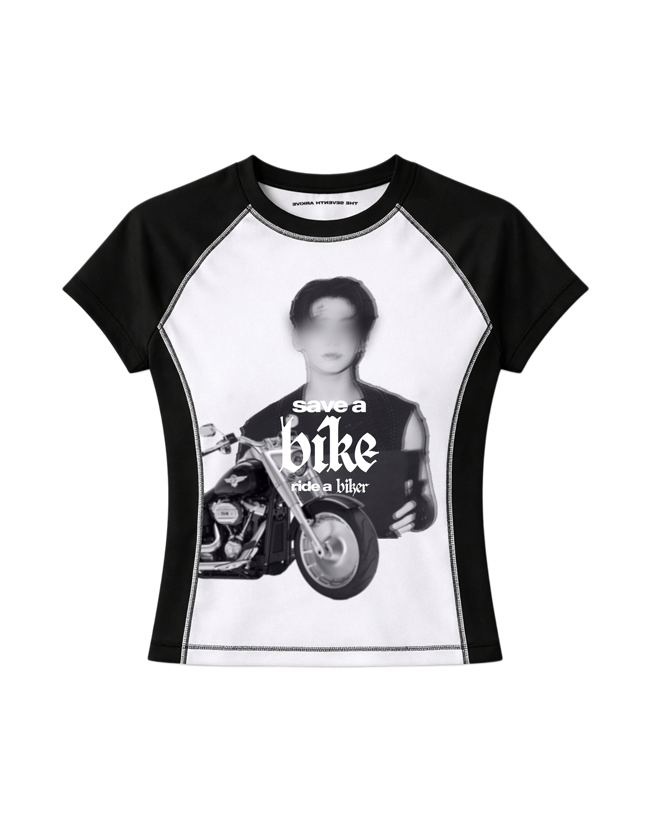 biker jk baby tee