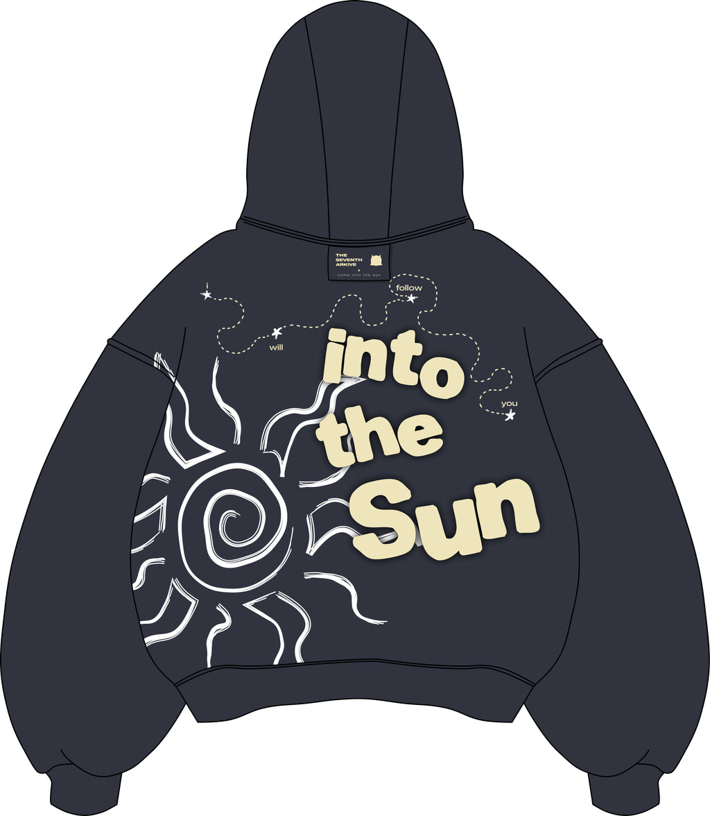 come into the sun - zip-up