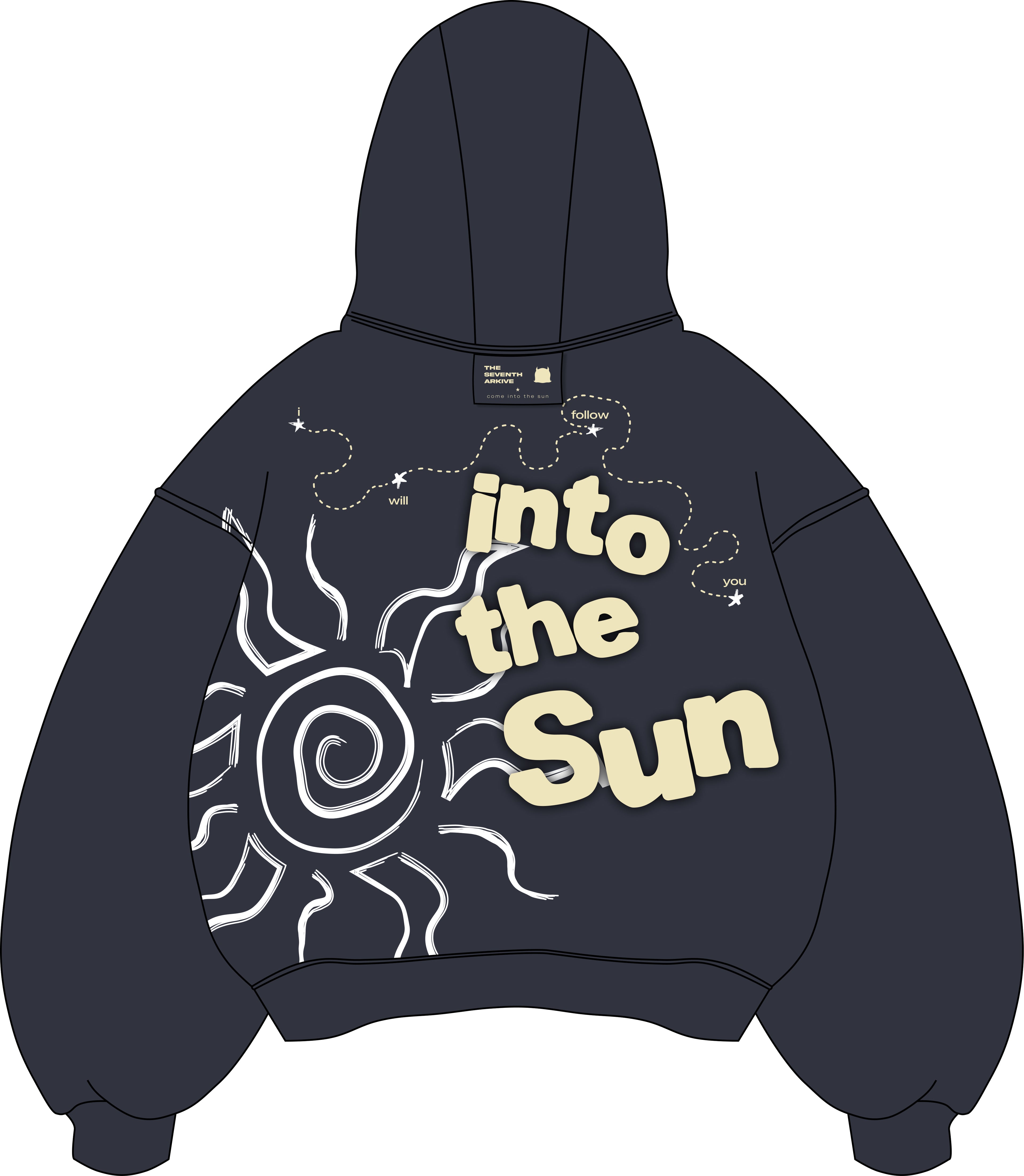 come into the sun - zip-up