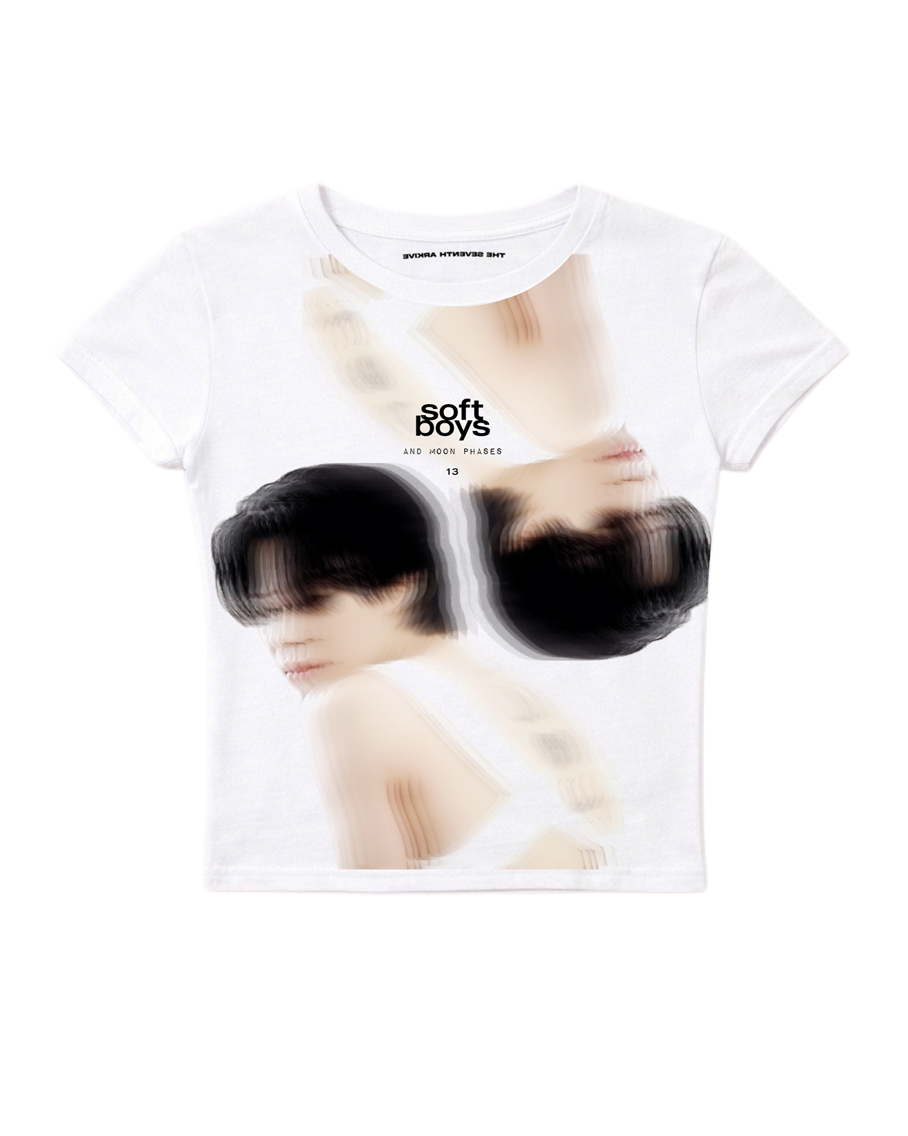 moon phases baby tee